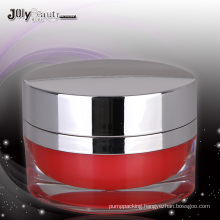 Jy220-02 50g Oval PMMA Cosmetic Jar